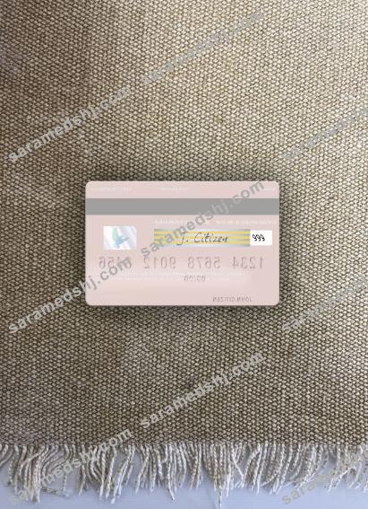 Uganda Centenary Bank visa debit card photolook back